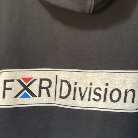 FXR Division Men's Black Hooded Sweatshirt. Good Condition. Size XL. - Picture 6 of 8